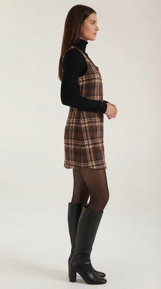 Vestido Annette de Cuadros