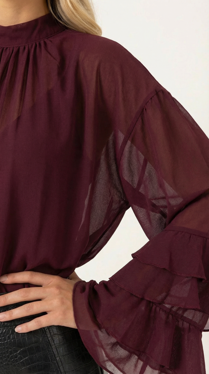 Blusa Alma Transparente