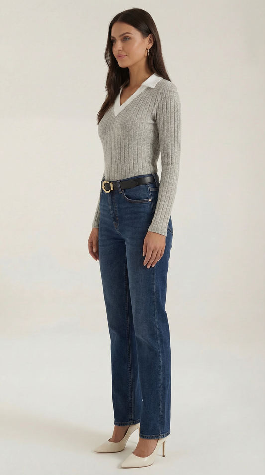 Top Althea Manga Larga