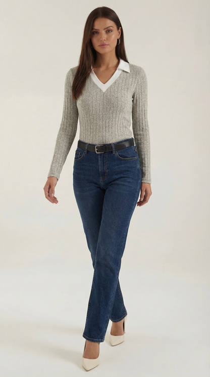 Top Althea Manga Larga