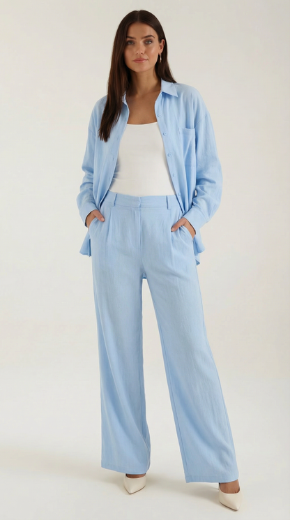 Conjunto Amber Azul Celeste