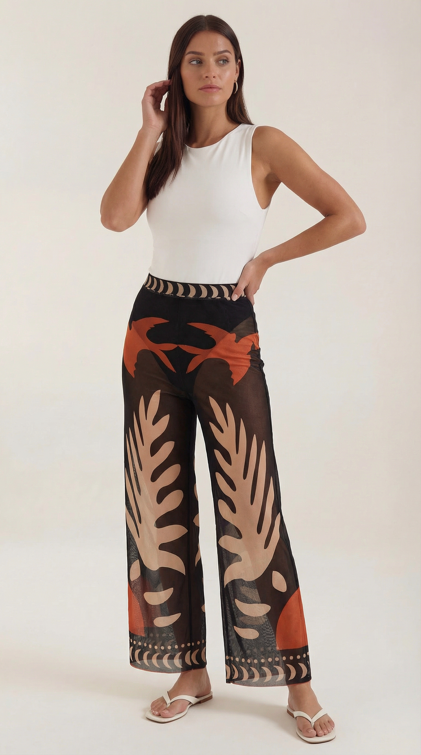 Pantalón Beth Transparente