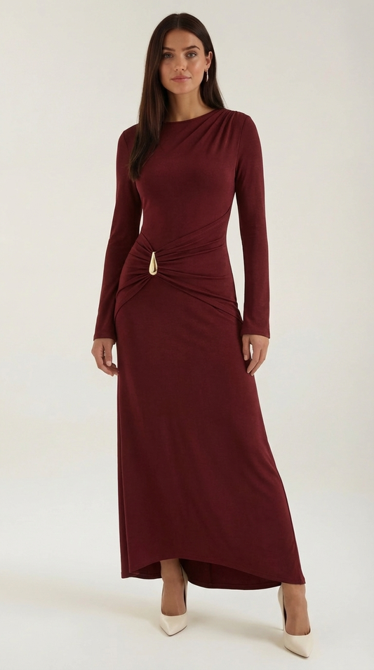 Vestido Renée Maxi Burdeos